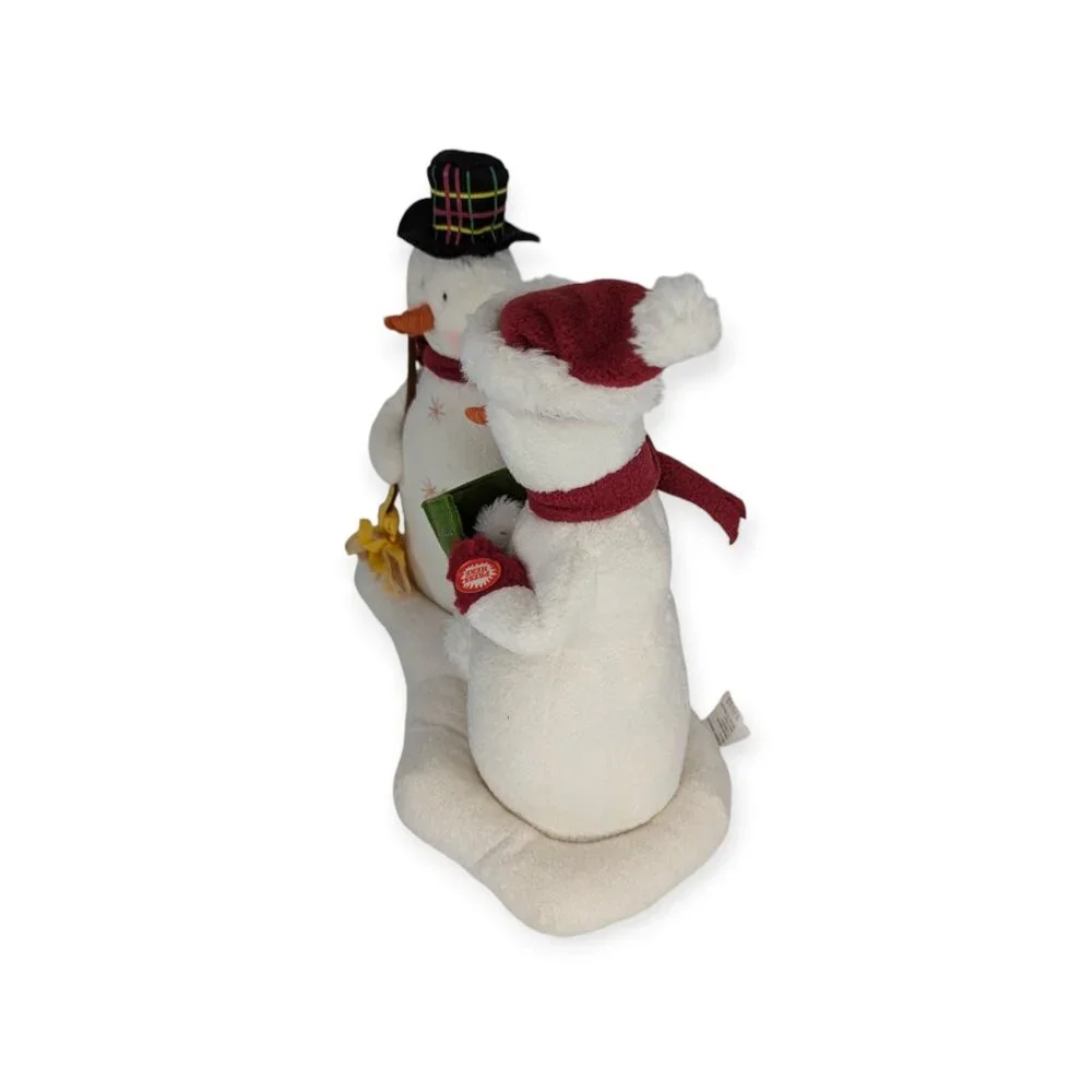 2003 Hallmark Jingle Pals Caroling Snowmen Couple 1st Christmas